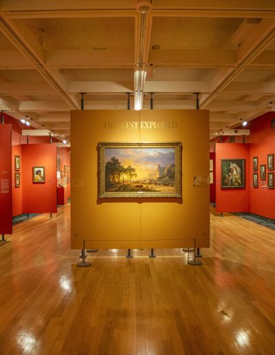 Paintings of Native American reservations in the Western Collection