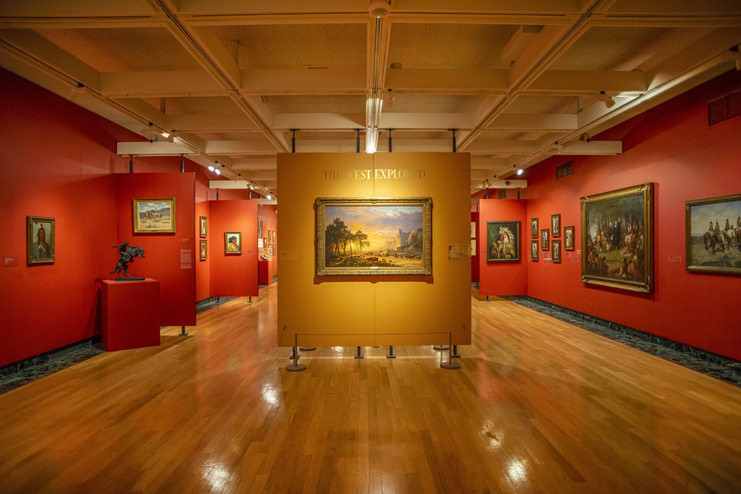 Paintings of Native American reservations in the Western Collection